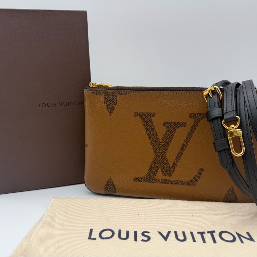 Louis Vuitton Reverse Giant Double Zip Pochette